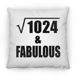 32nd Birthday Square Root of 1024 & Fabulous - Throw Pillow
