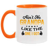 Ain't No Grandpa Like The One I Got - 11oz Accent Mug Orange
