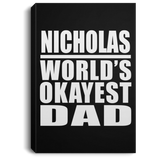 Nicholas World's Okayest Dad - Canvas Portrait