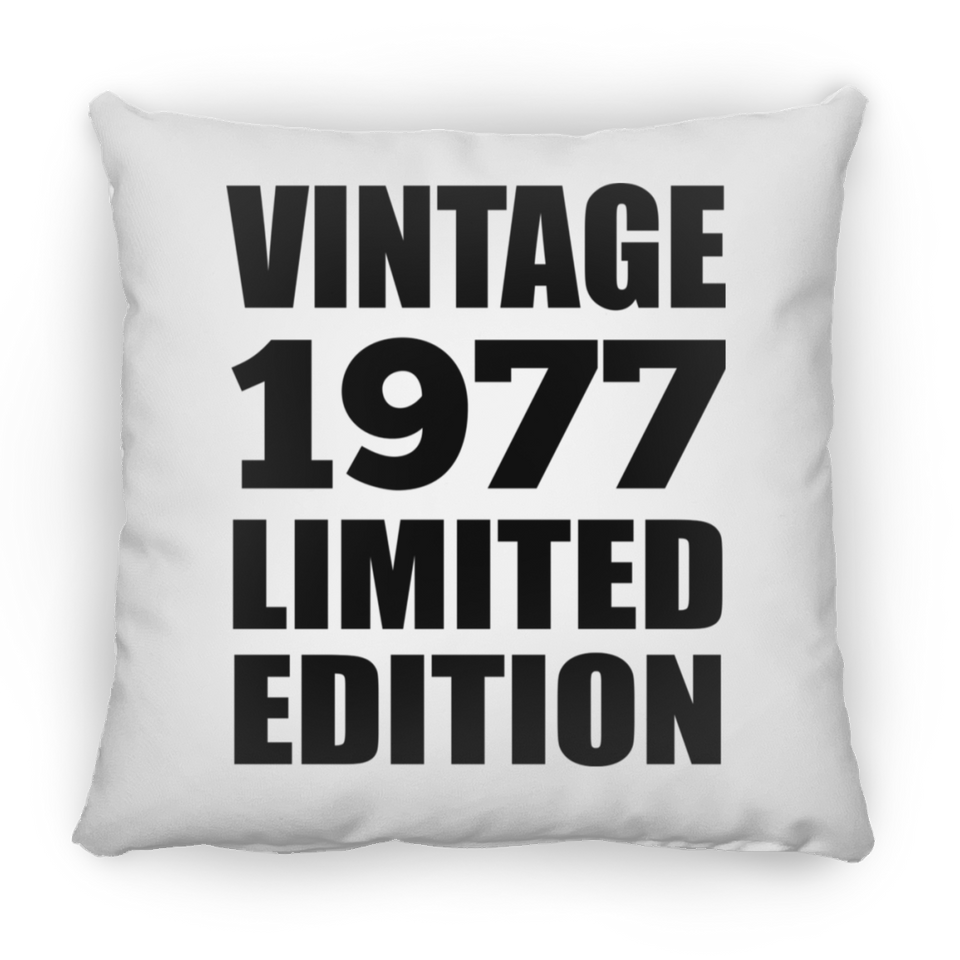 47th Birthday Vintage 1977 Limited Edition - Throw Pillow