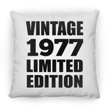 47th Birthday Vintage 1977 Limited Edition - Throw Pillow