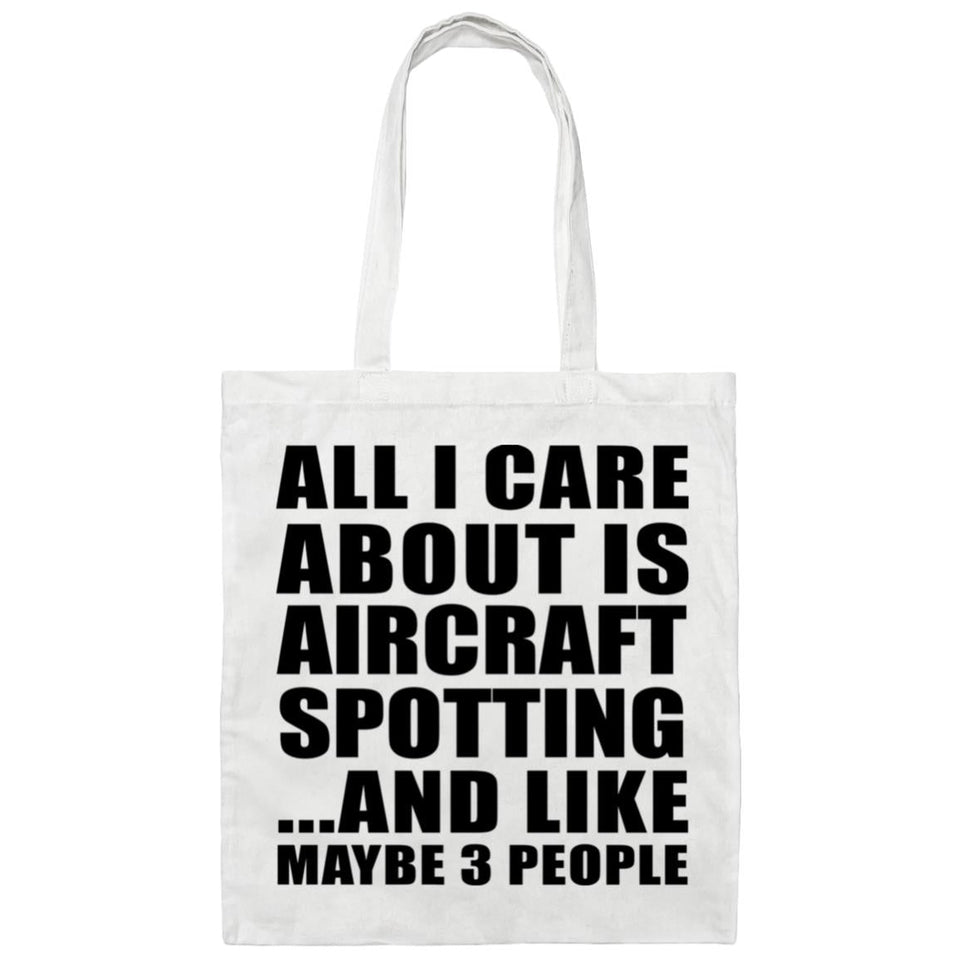 All I Care About Is Aircraft Spotting - Tote Bag White