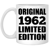 62nd Birthday Original 1962 Limited Edition - 11oz Coffee Mug