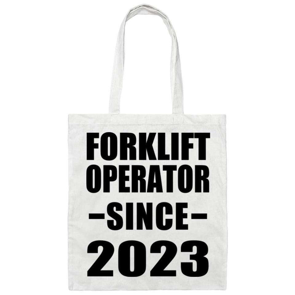 Forklift Operator Since 2023 - Tote Bag White