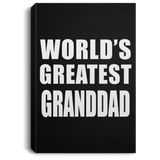 World's Greatest Granddad - Canvas Portrait