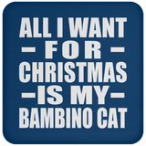 All I Want For Christmas Is My Bambino Cat - Coaster