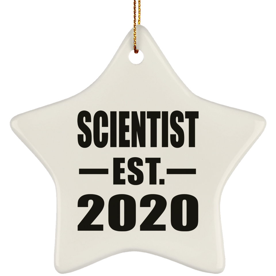 Scientist Established EST. 2020 - Star Ornament