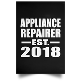 Appliance Repairer Established EST. 2018 - Poster Portrait