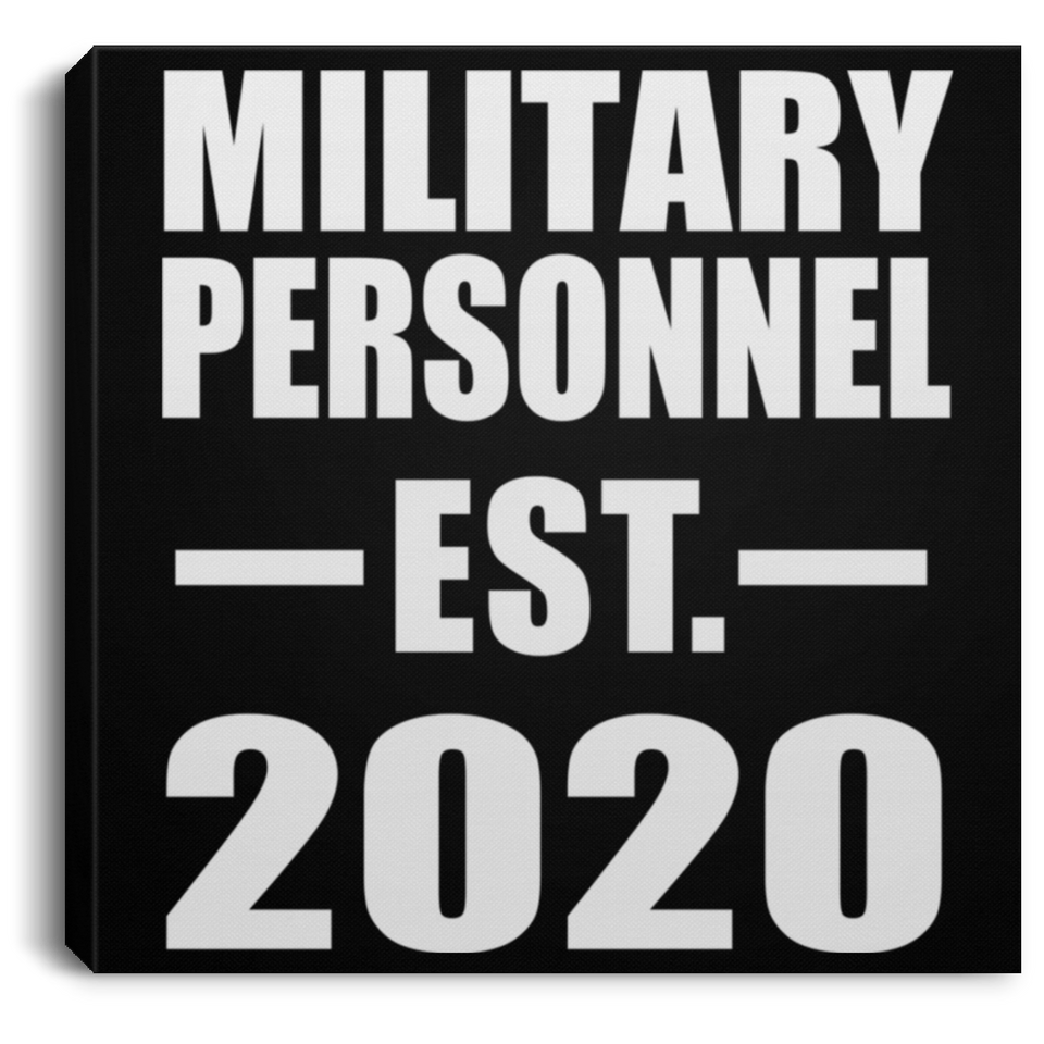 Military Personnel Established EST. 2020 - Canvas Square