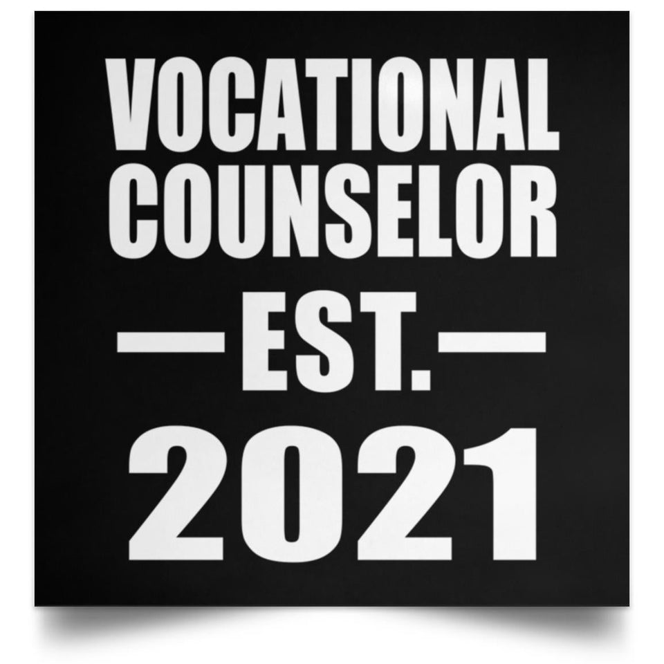 Vocational Counselor Established EST. 2021 - Poster Square