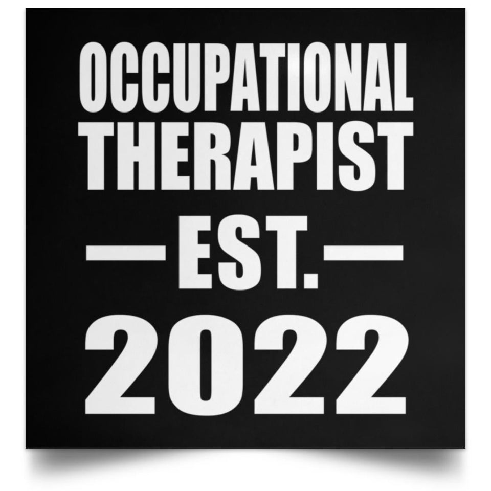 Occupational Therapist Established EST. 2022 - Poster Square