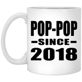 Pop-Pop Since 2018 - 11 Oz Coffee Mug