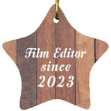 Film Editor Since 2023 - Star Ornament E