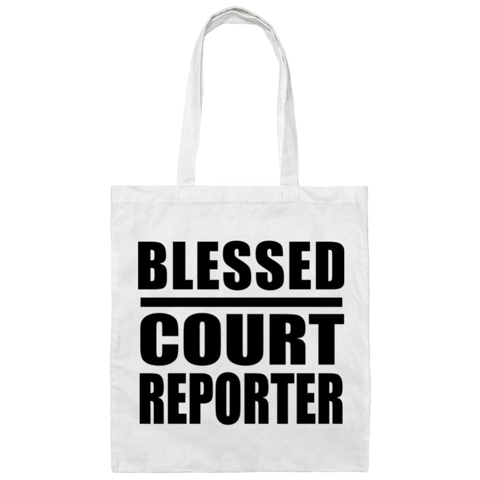Blessed Court Reporter - Tote Bag White