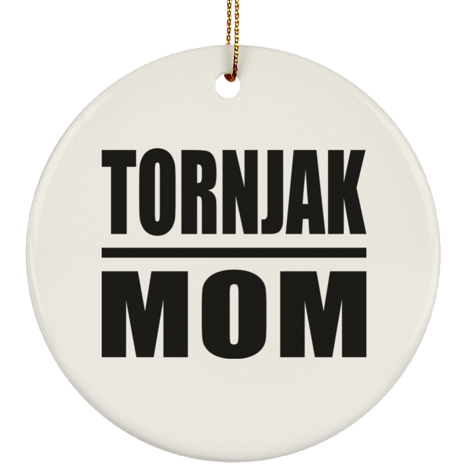 Tornjak Mom - Circle Ornament
