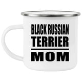 Black Russian Terrier Mom - 12oz Camping Mug