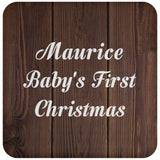 Maurice Baby's First Christmas - Drink Coaster D