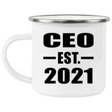 CEO Established EST. 2021 - 12oz Camping Mug