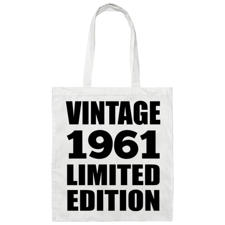 63rd Birthday Vintage 1961 Limited Edition - Tote Bag White