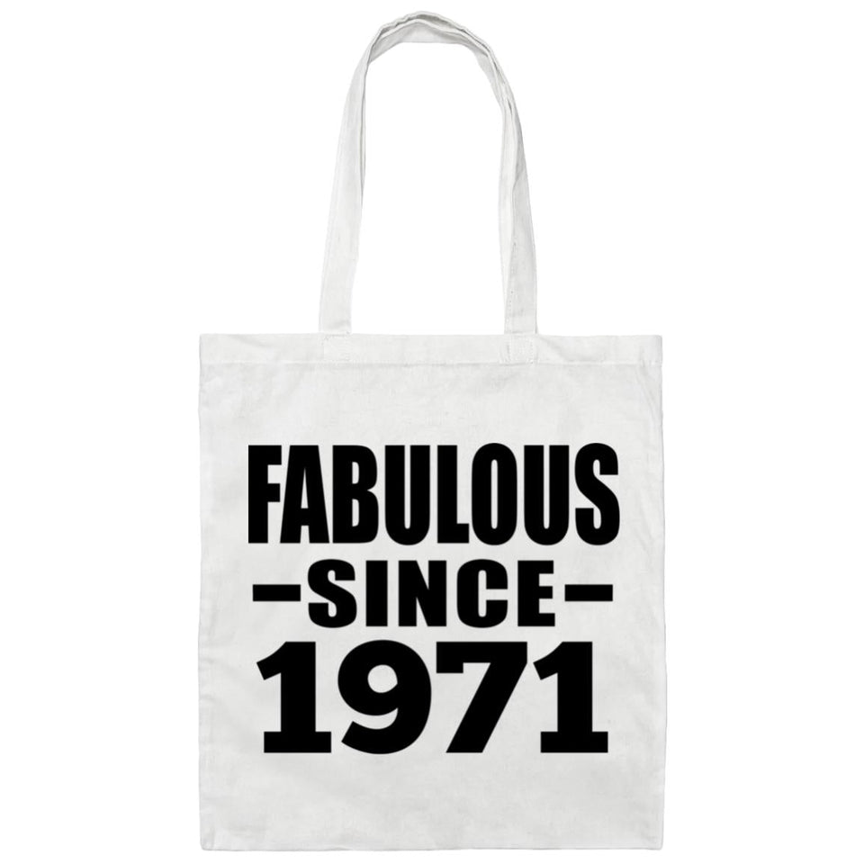 53rd Birthday Fabulous Since 1971 - Tote Bag White