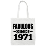 53rd Birthday Fabulous Since 1971 - Tote Bag White