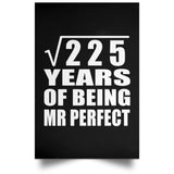 15th Anniversary Square Root of 225 Years of Mr Perfect - Poster Portrait