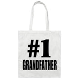 Number One #1 Grandfather - Tote Bag White
