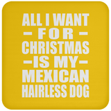 All I Want For Christmas Is My Mexican Hairless Dog - Coaster