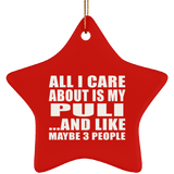 All I Care About Is My Puli - Star Ornament