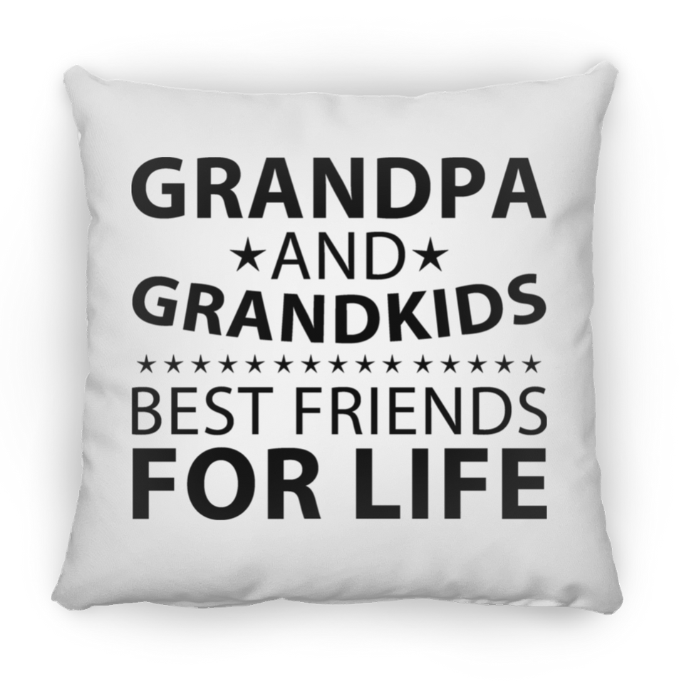 Grandpa and Grandkids, Best Friends For Life - Throw Pillow
