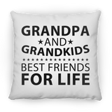 Grandpa and Grandkids, Best Friends For Life - Throw Pillow