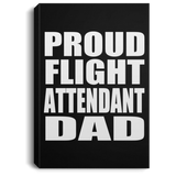 Proud Flight Attendant Dad - Canvas Portrait