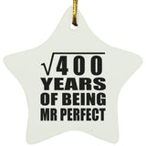 20th Anniversary Square Root of 400 Years of Mr Perfect - Star Ornament