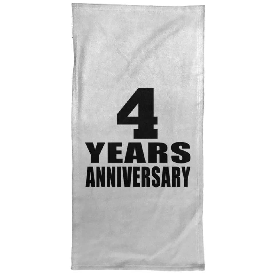 4th Anniversary 4 Years Anniversary - Hand Towel