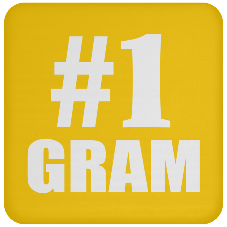 Number One #1 Gram - Drink Coaster