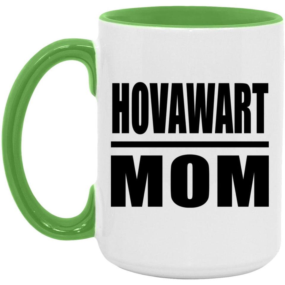 Hovawart Mom - 15oz Accent Mug Green