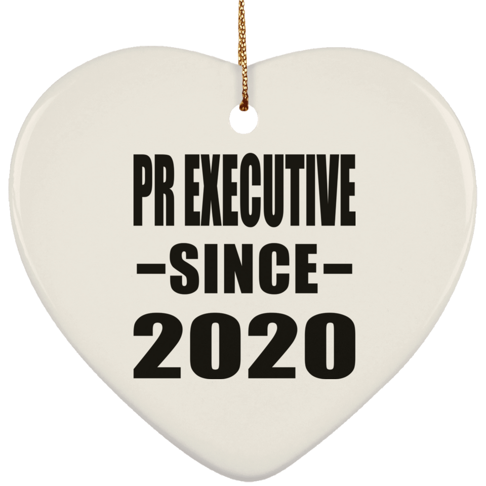 Pr Executive Since 2020 - Heart Ornament