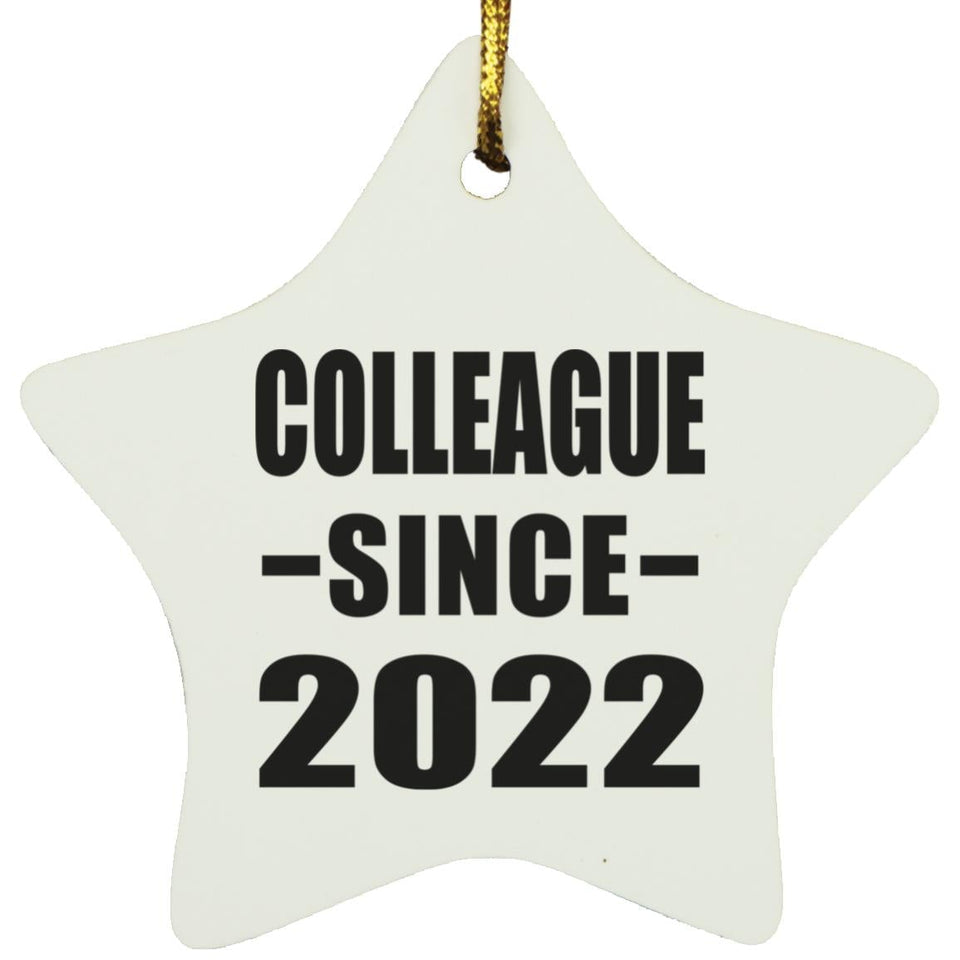 Colleague Since 2022 - Star Ornament