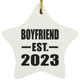 Boyfriend Established EST. 2023 - Star Ornament