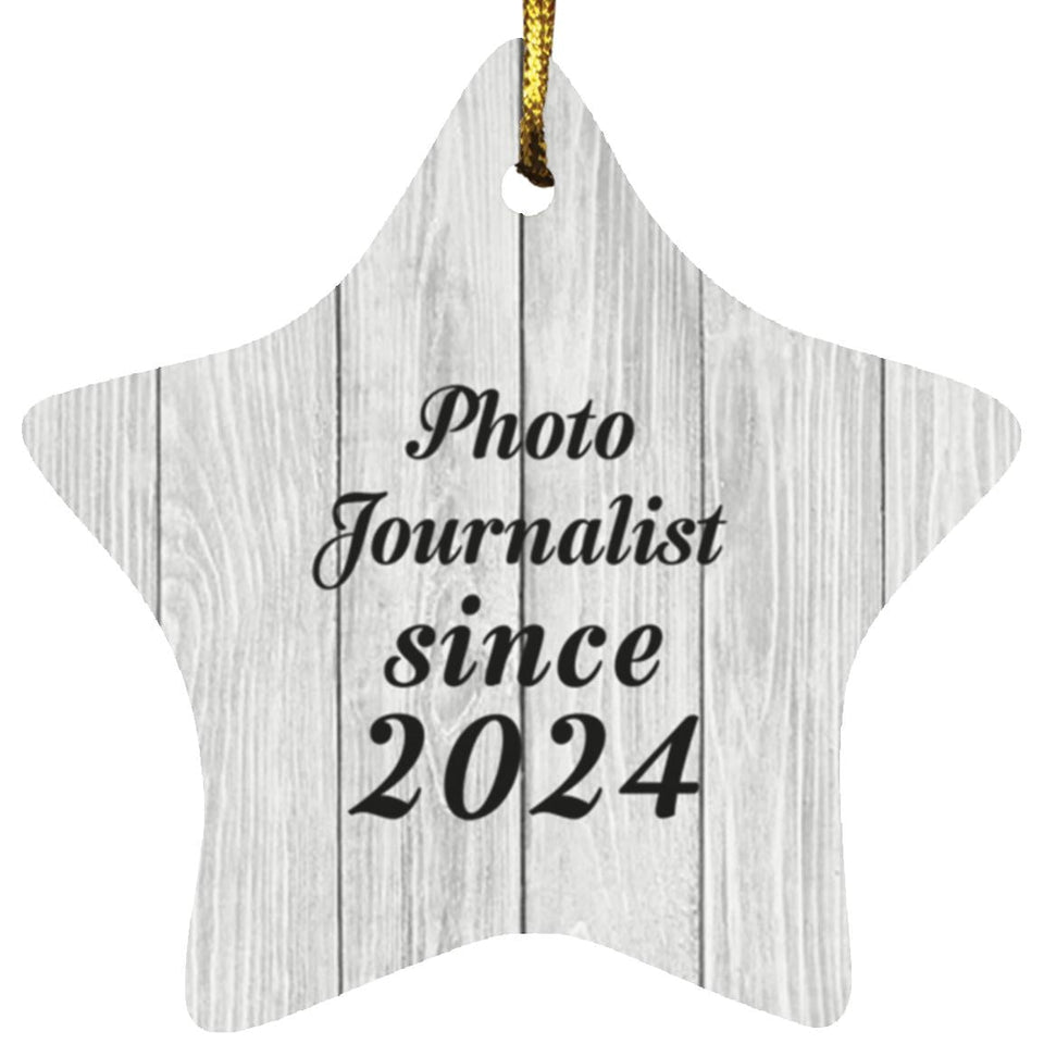 Photo Journalist Since 2024 - Star Ornament F
