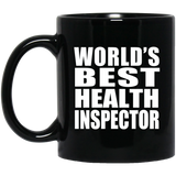 World's Best Health Inspector - 11 Oz Coffee Mug