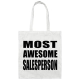 Most Awesome Salesperson - Tote Bag White
