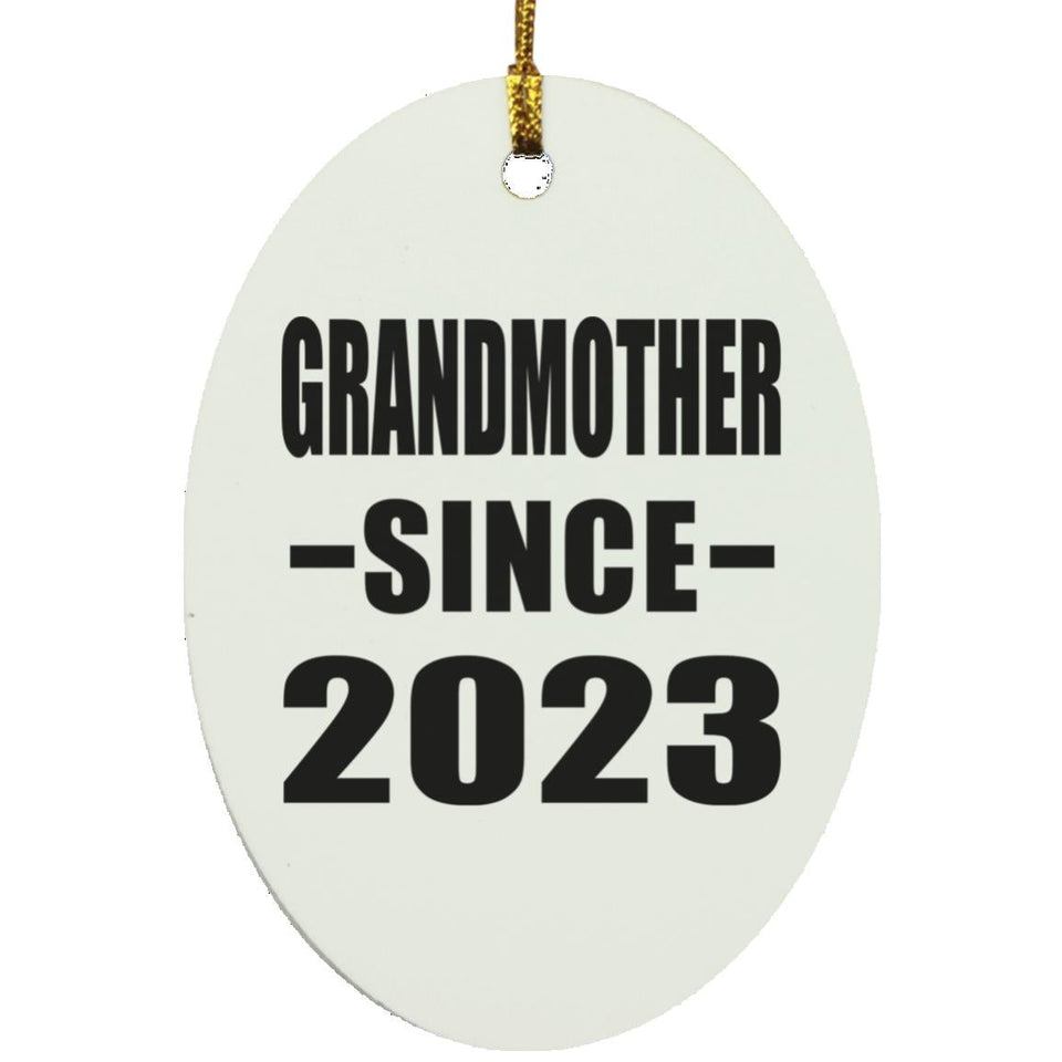 Grandmother Since 2023 - Oval Ornament