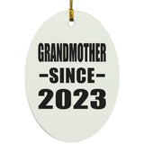 Grandmother Since 2023 - Oval Ornament
