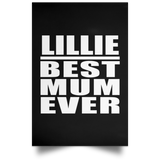 Lillie Best Mum Ever - Poster Portrait