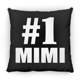 Number One #1 Mimi - Throw Pillow Black