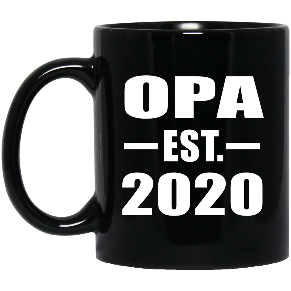 Opa Established EST. 2020 - 11oz Coffee Mug Black