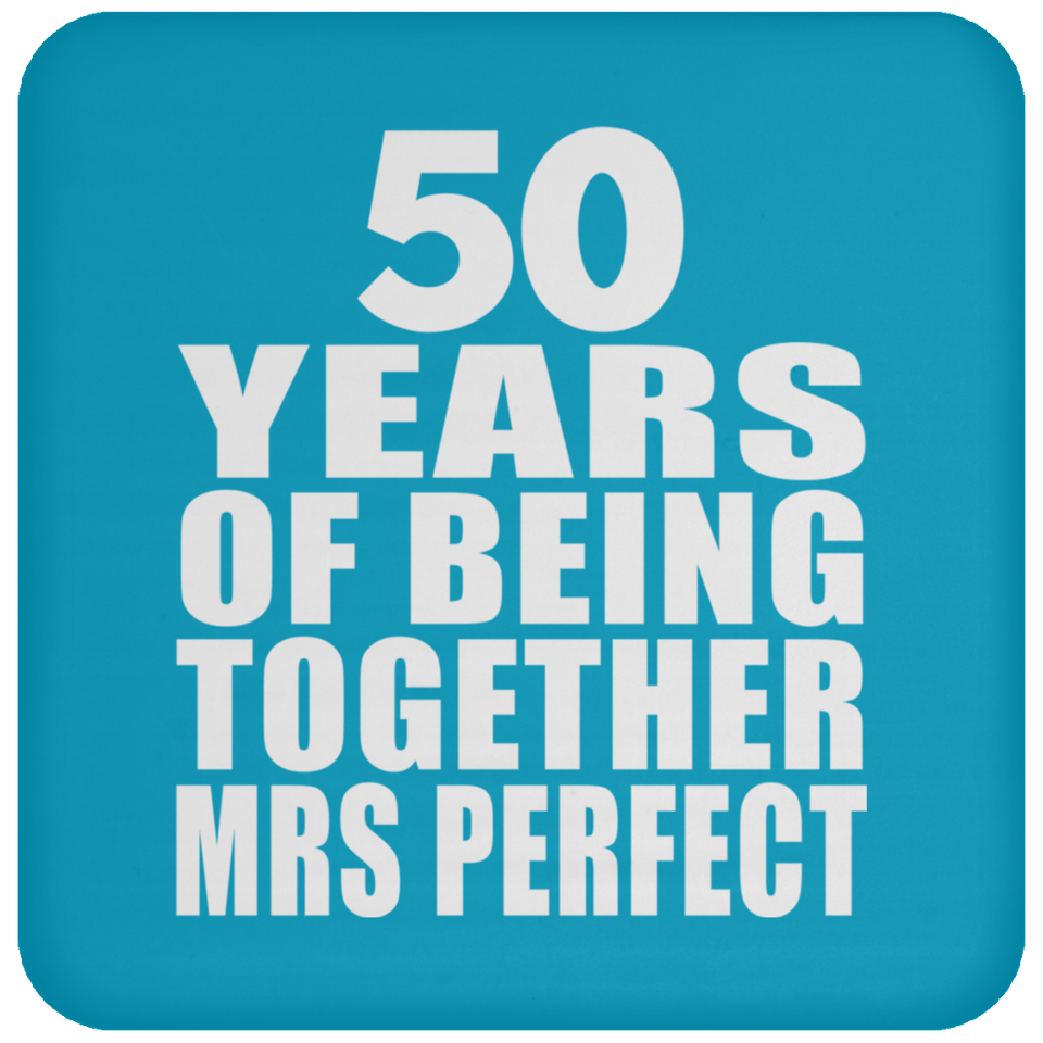 50th Anniversary 50 Years Of Being Mrs Perfect - Drink Coaster