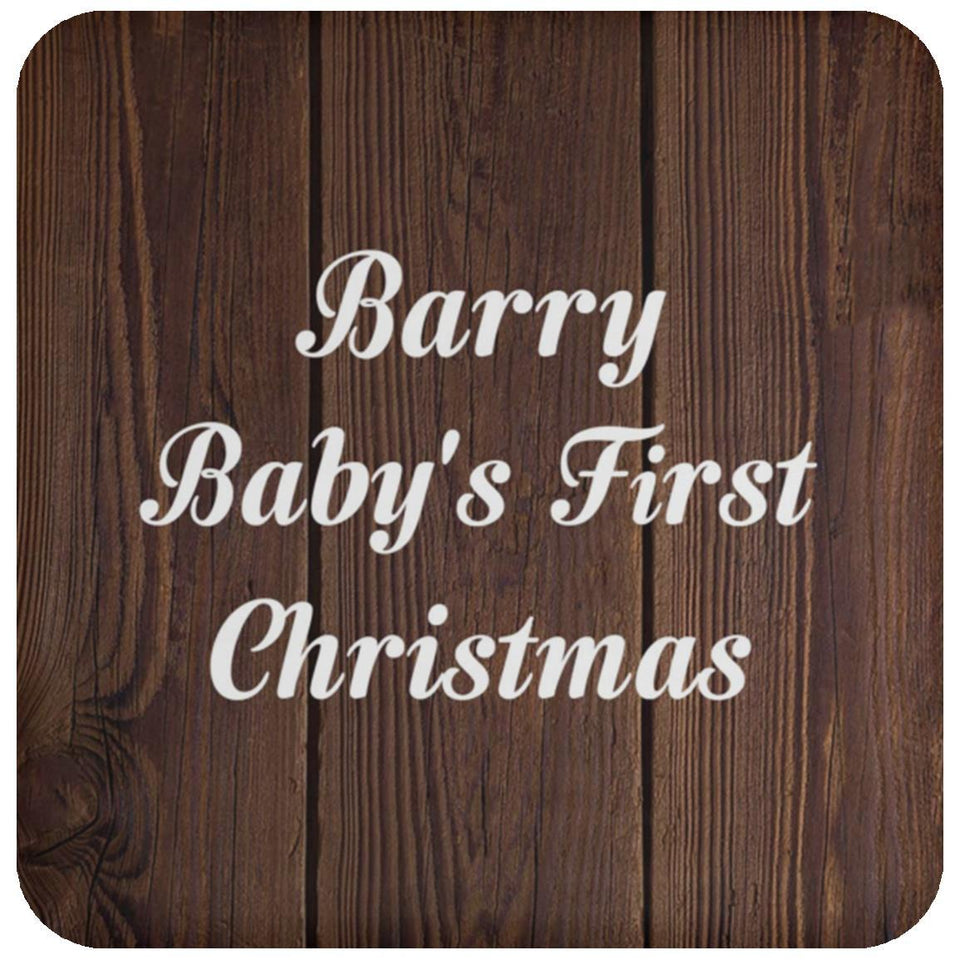 Barry Baby's First Christmas - Drink Coaster D