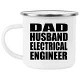 Dad Husband Electrical Engineer - 12oz Camping Mug